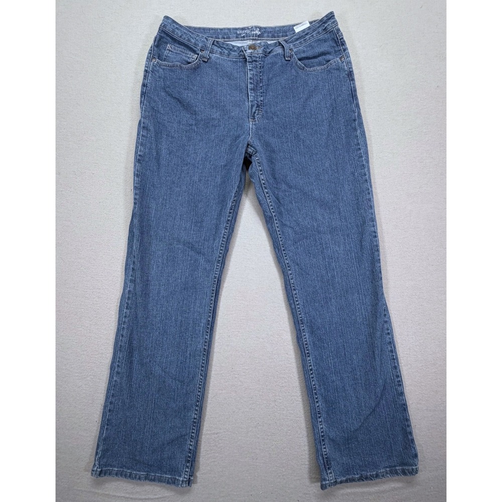 Riders by Lee Womens Jeans Straight Leg Blue Indigo Mid Rise 16M